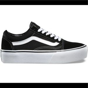 Vans Old Skool Platform Black/White Sneakers